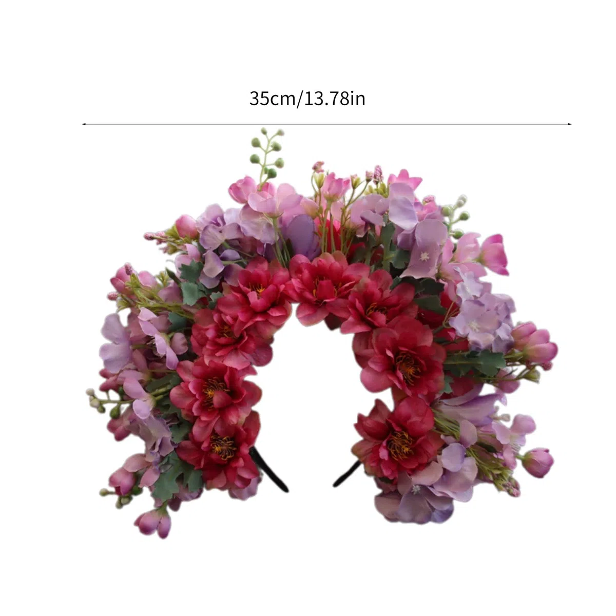 Brautgirlanden Blumenkronen Hochzeit Blumenstirnband Strandkranz Haarband Mädchen Haarschmuck Frauen Kopfreifen Requisiten Bequem