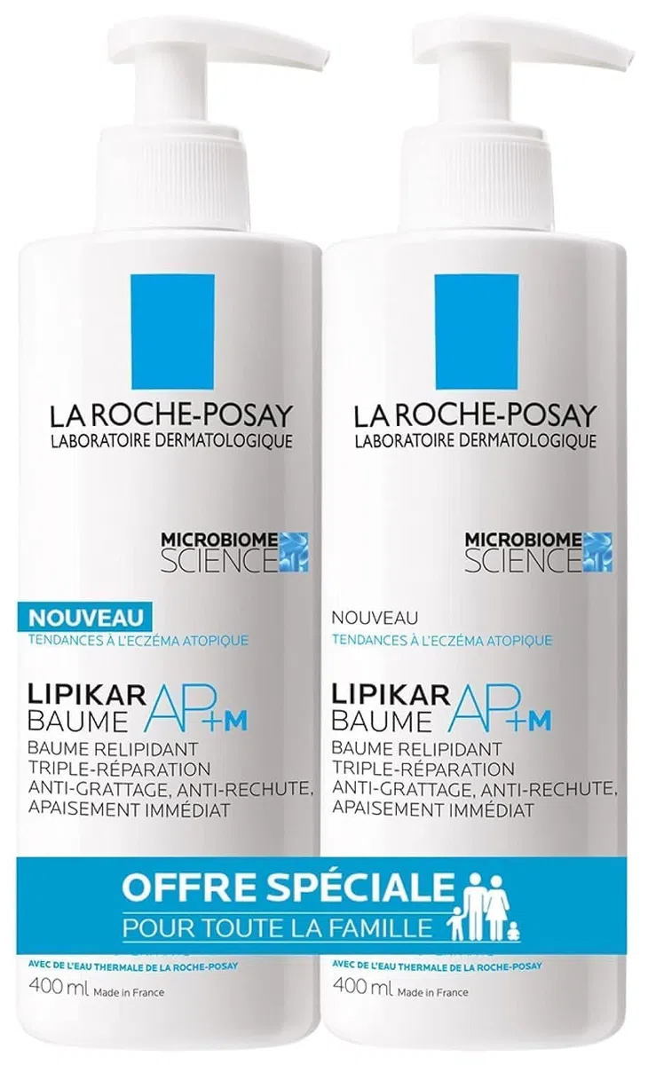 La Roche-Posay Lipikar AP+ M Replenishing Balm 2 x 400 ml