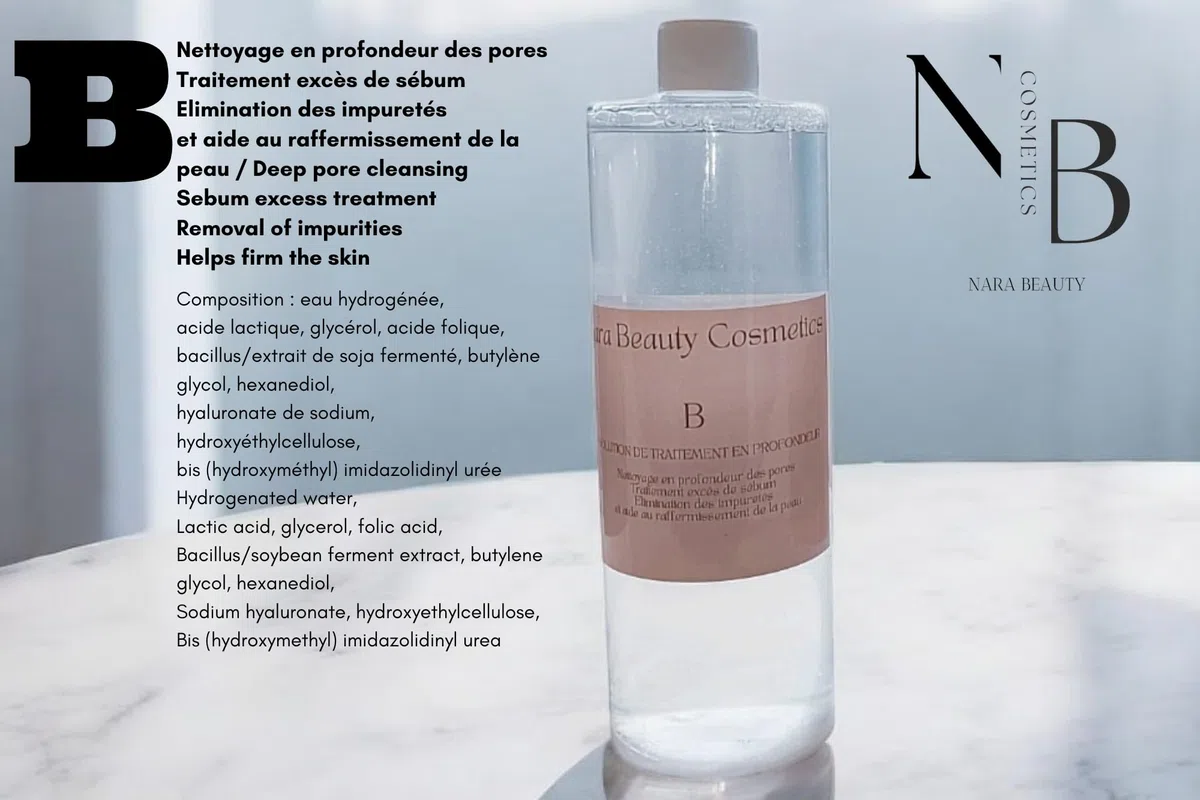 Nara Beauty Cosmetics Set für Hydrafacial-Maschinen, 4 x 500 ml, Reinigungslösungen, Behandlung, Feuchtigkeitsversorgung und Maschinenpflege
