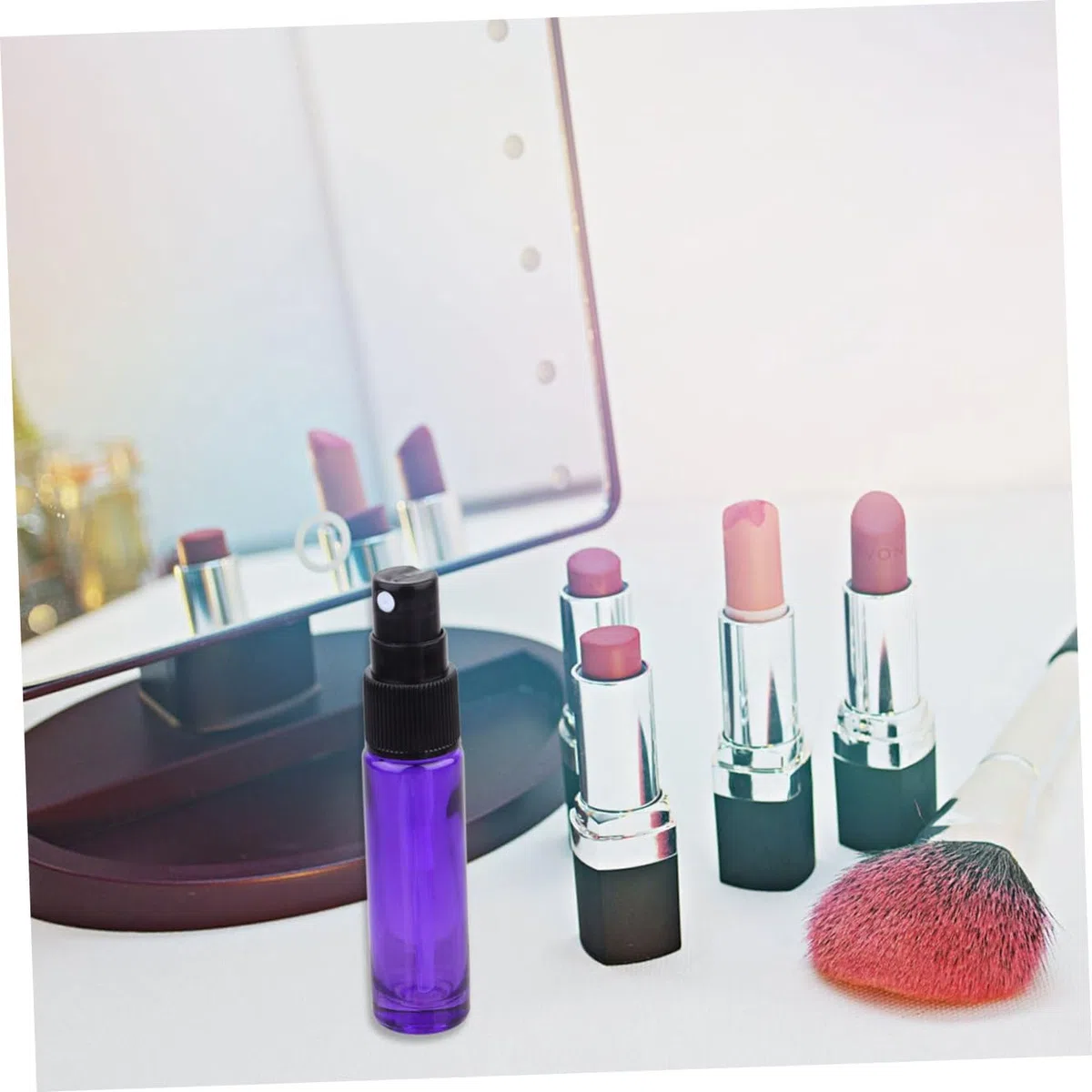 DOITOOL 20 Stück 10ml Wiederbefüllbare Parfüm Sprühflasche aus Glas Tragbar und Kompakt für Ätherische Öle und Parfums Beim Reisen oder Outdoor Einsatz