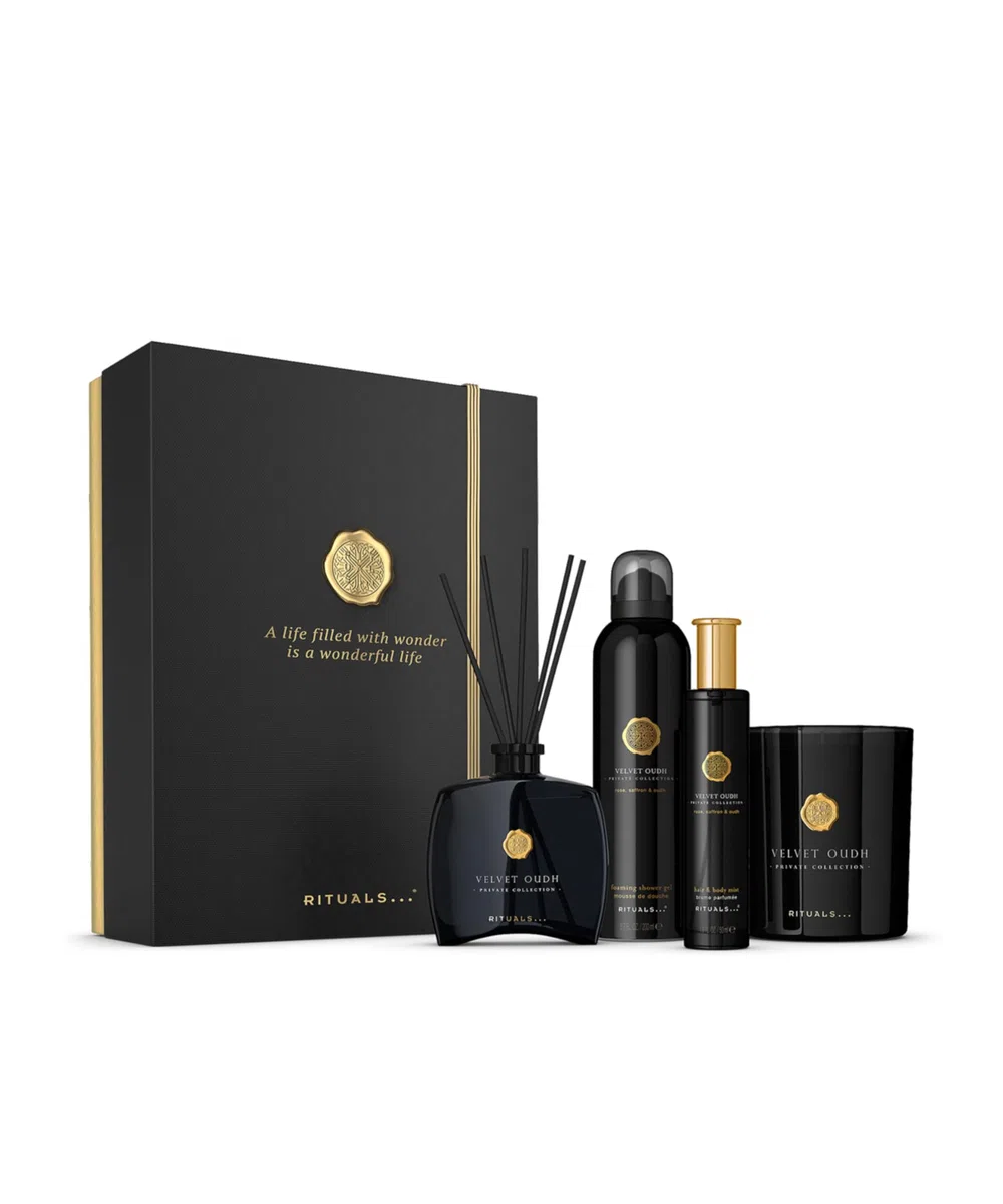 RITUALS Geschenkset Velvet Oudh Large – Luxuriöse Produkte für Bad, Körper und Raumduft