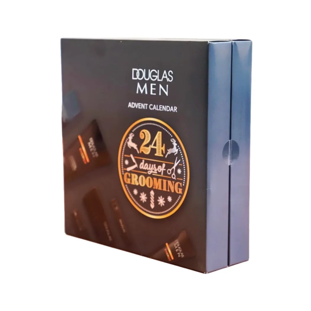 DOUGLAS Adventskalender 2025 Männer Beauty -EXKLUSIV EDITION- 24 Pflege Beauty Kosmetik Advent Kalender für den Mann, Weihnachtskalender Wert 140 €, Herren