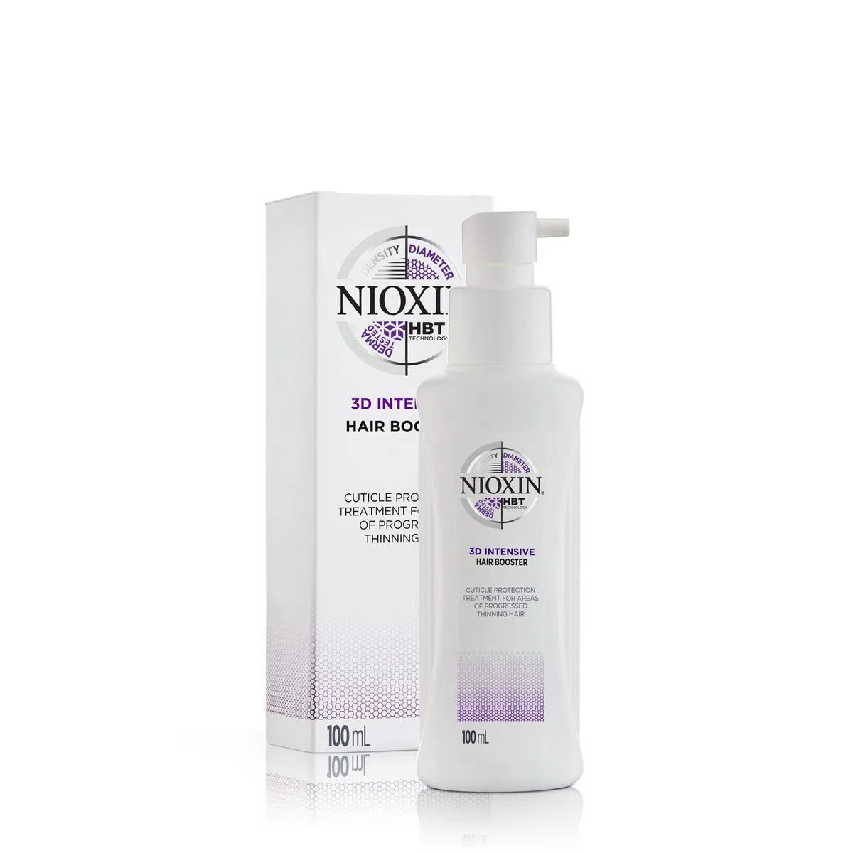 NIOXIN 3D Intensive Hair Booster (100 ml) – Leave-in Haarpflege mit KeraPro-Komplex und Vitamin C gegen fortgeschrittene Ausdünnung und Haarausfall – Kopfhaut Serum zum Haar-Durchmesser-Schutz