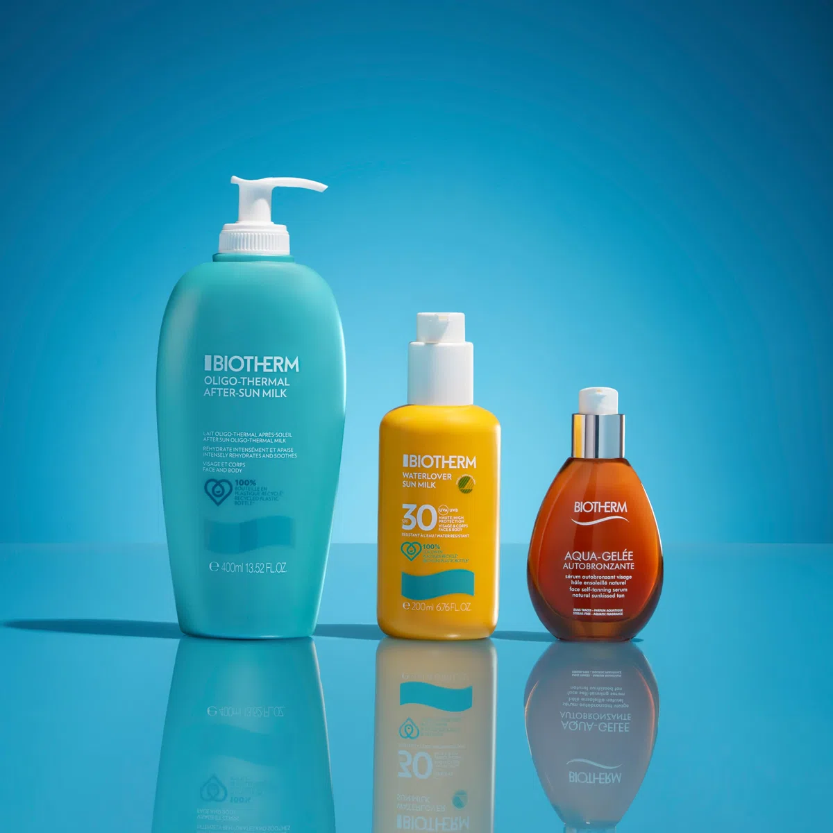 Biotherm After Sun Lotion After Sun Körpermilch, feuchtigkeitsspendende After Sun Lotion für den Körper, intensive Pflegelotion nach dem Sonnenbad, für eine hydratisierte Haut, 400 ml