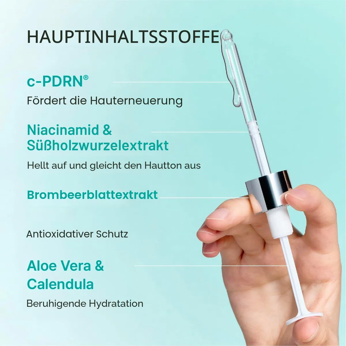 REJURAN Turnover Ampoule, C Pdrn Original Salmon Dna Pdrn Gesichtsserum Für Verjüngung, Straffung, Feuchtigkeitsversorgung Und Jugendlichen Teint, 1,01 Fl Oz (1Er Pack)