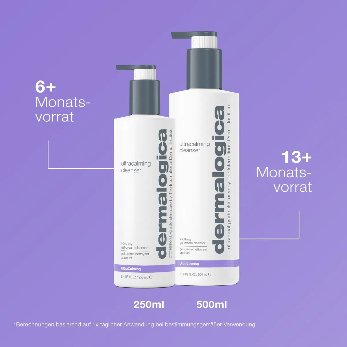 Dermalogica UltraCalming Cleanser für sensible Haut 250ml | Beruhigender Reiniger, der Rötungen und Spannungsgefühle lindert und die Hautbarriere unterstützt.