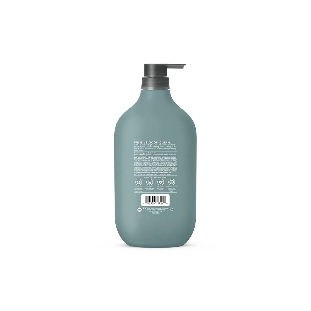 Method Body Wash; Sea + Surf; 28oz; 1 pack