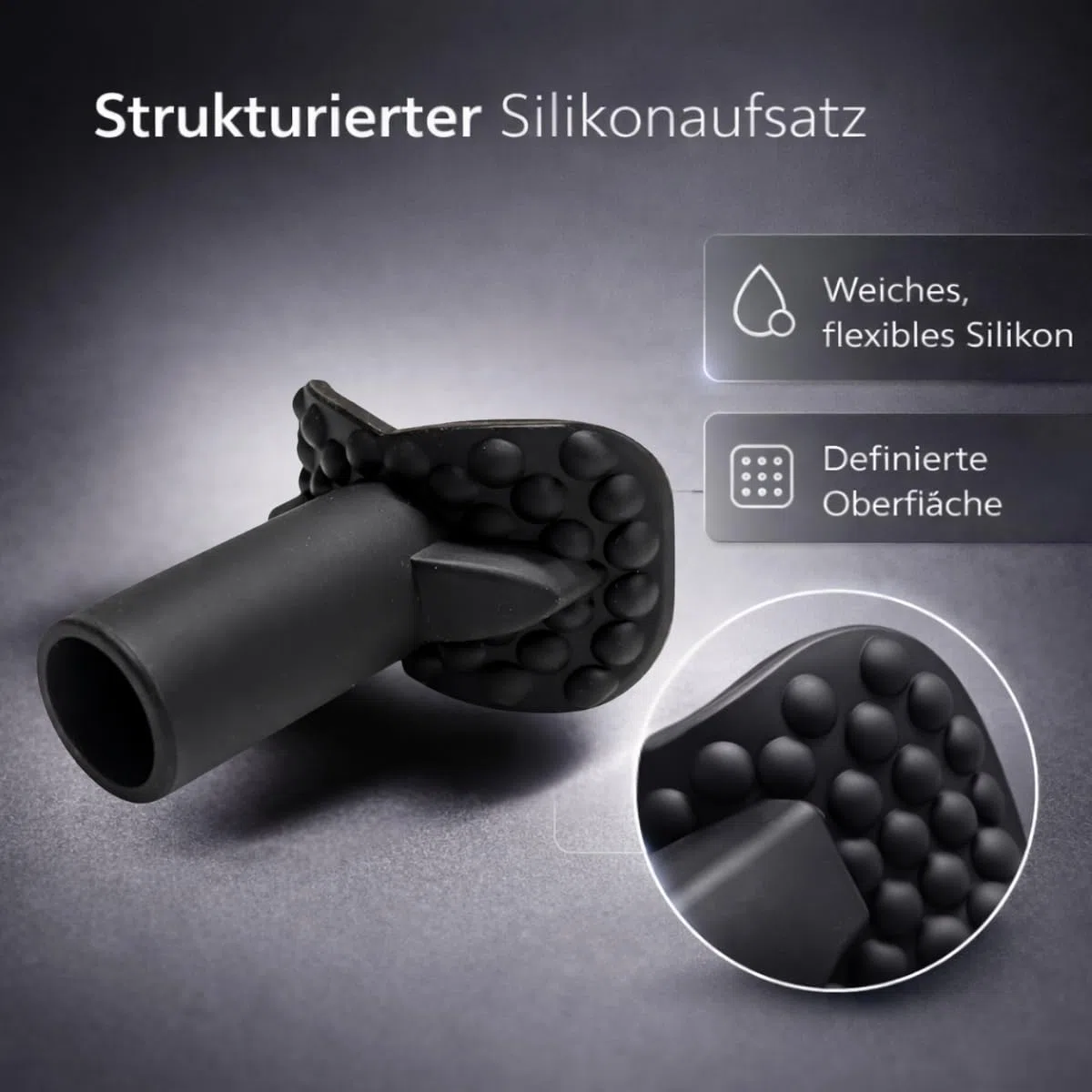Lippenvibrator Vibrationsgerät für Mund- & Gesichtsmotorik Silikon-Mundstück wiederaufladbar Rot