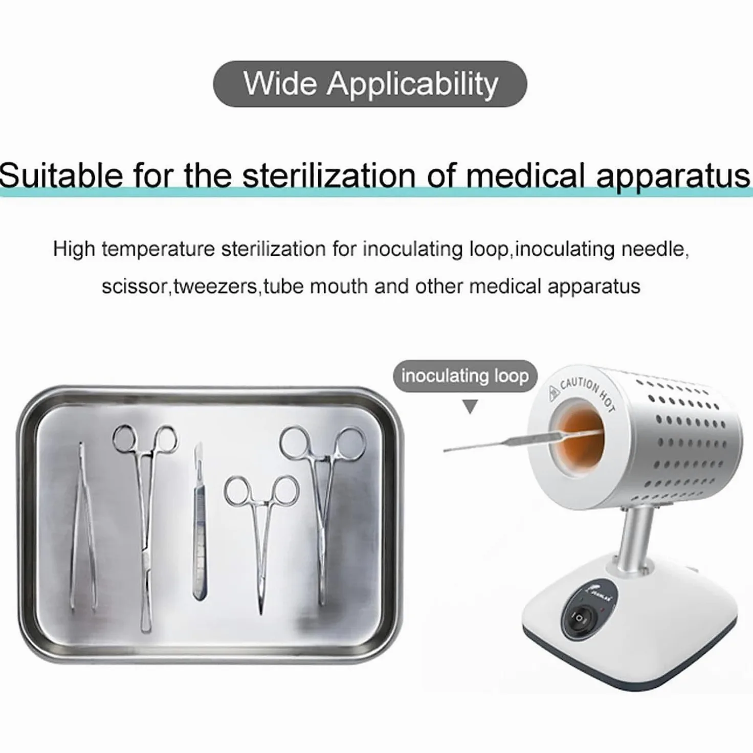 Labor-Infrarot-Sterilisator – Skalpell-, Nadel- und Schlaufen-Sterilisator für effiziente Labor-Sterilisation