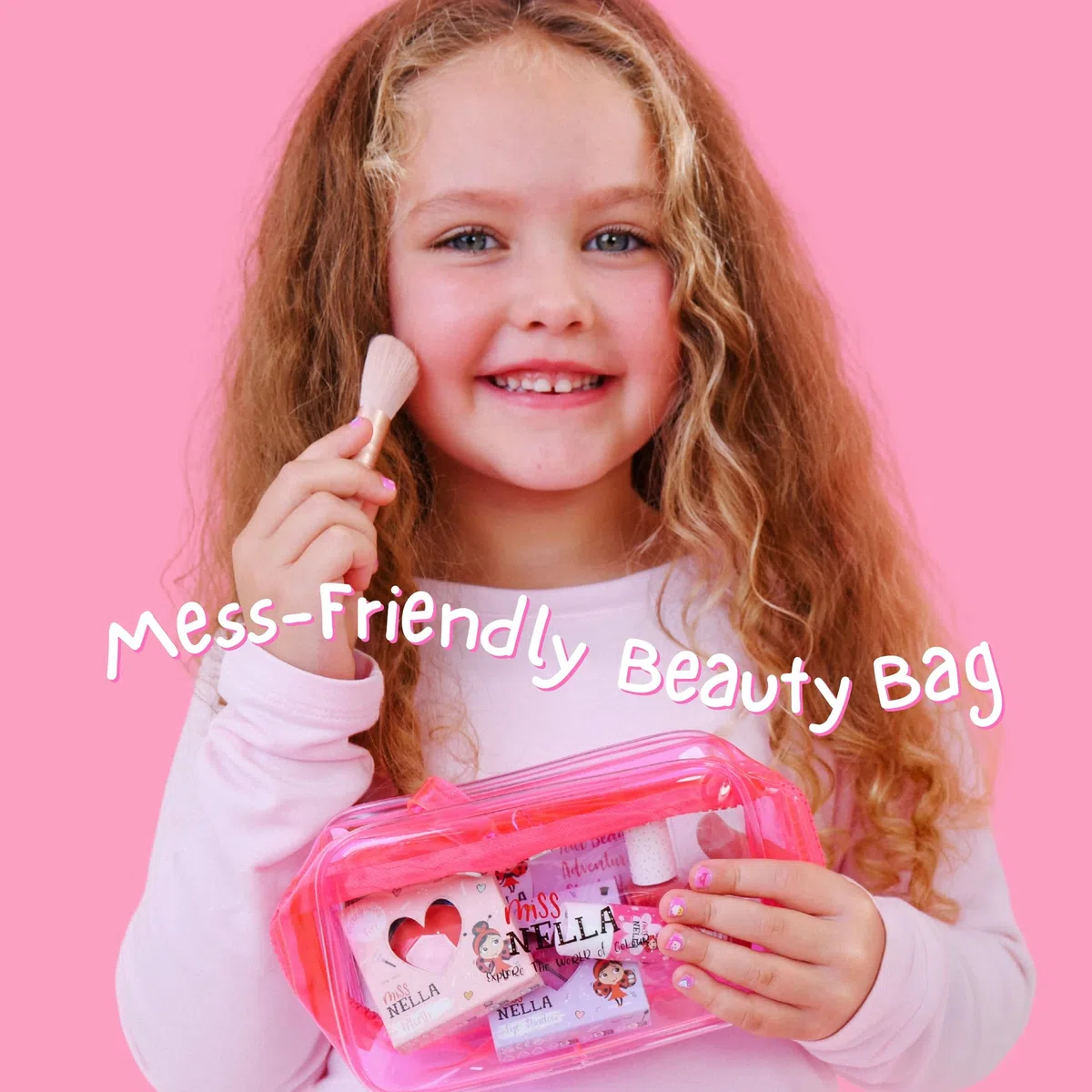 Miss Nella TASCHE DER WUNDER Das perfekte Geschenkset für Kosmetiktaschen für Mädchen, die sich wie eine Mama verkleiden wollen