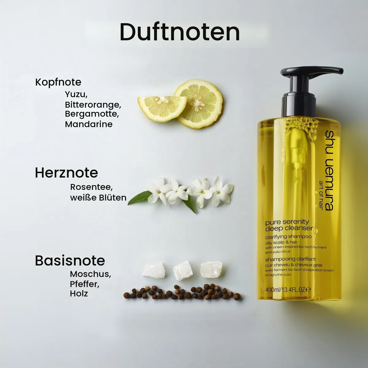 Shu Uemura Deep Clean Pure Serenity Shampoo 400ml