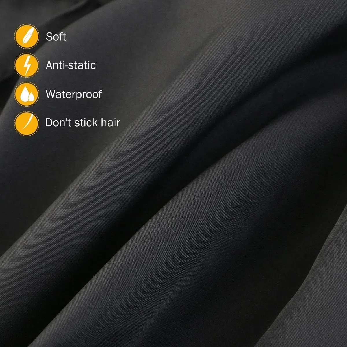 Barbermood Friseurumhang Kurz Professional Haarschneideumhang Kosmetiker Umhang