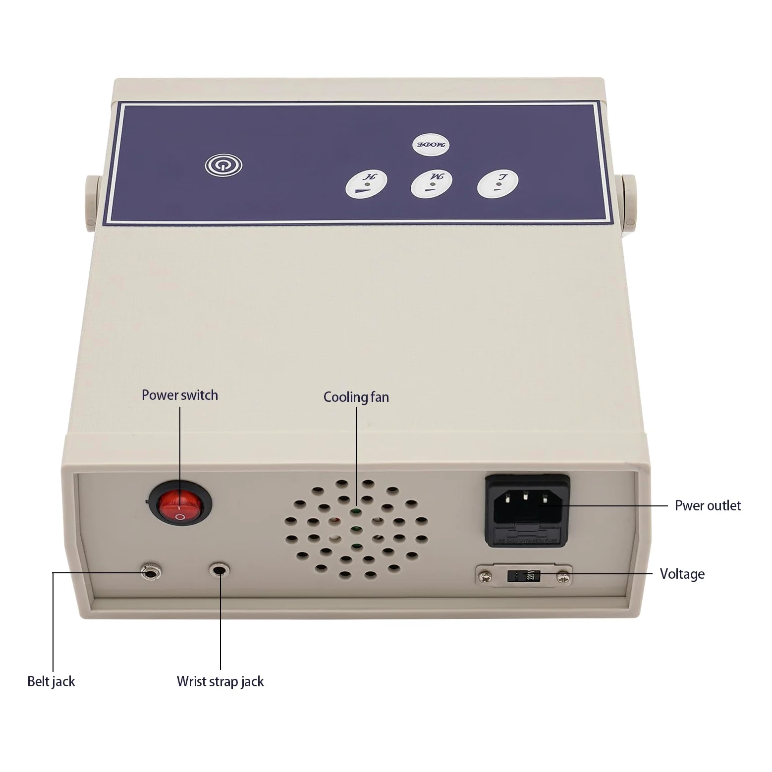 Ionische Entgiftungsmaschine für Fußbad, tragbar, Fußball, Spa, Ionen, Detox-System, Ionisches Reinigungssystem, für den Heimgebrauch, verstellbare Mode und Zeit, für zu Hause