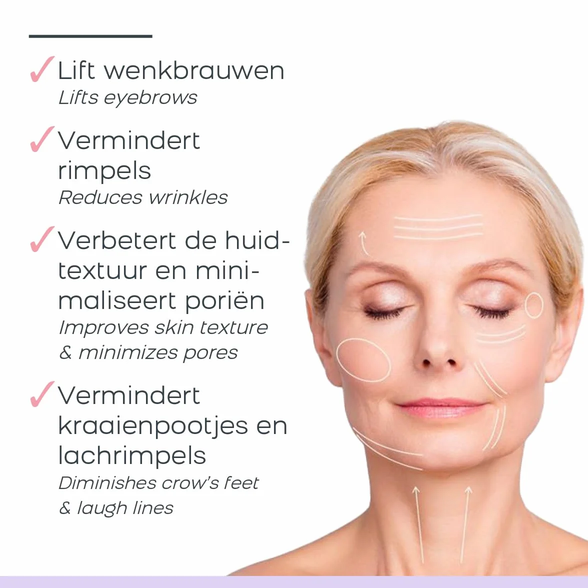 Dermawand Pro Hautpflegegerät Anti-Aging Gesichtspflege Faltenreduzierung Porenverfeinerung Straffung