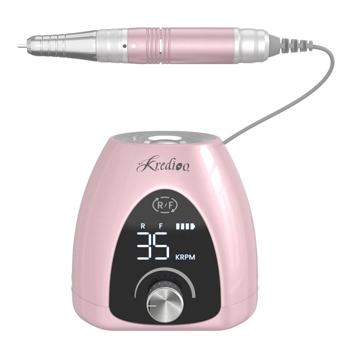 Nagelfräser für Gelnägel 35000 U/Min Elektrische Nagelfräser 6 in 1 Maniküre Set Elektrisch Stufenlose Geschwindigkeit mit LED Dislay für Nagelhaut Shellac Acrylgel, Sicher für Anfänger Profi