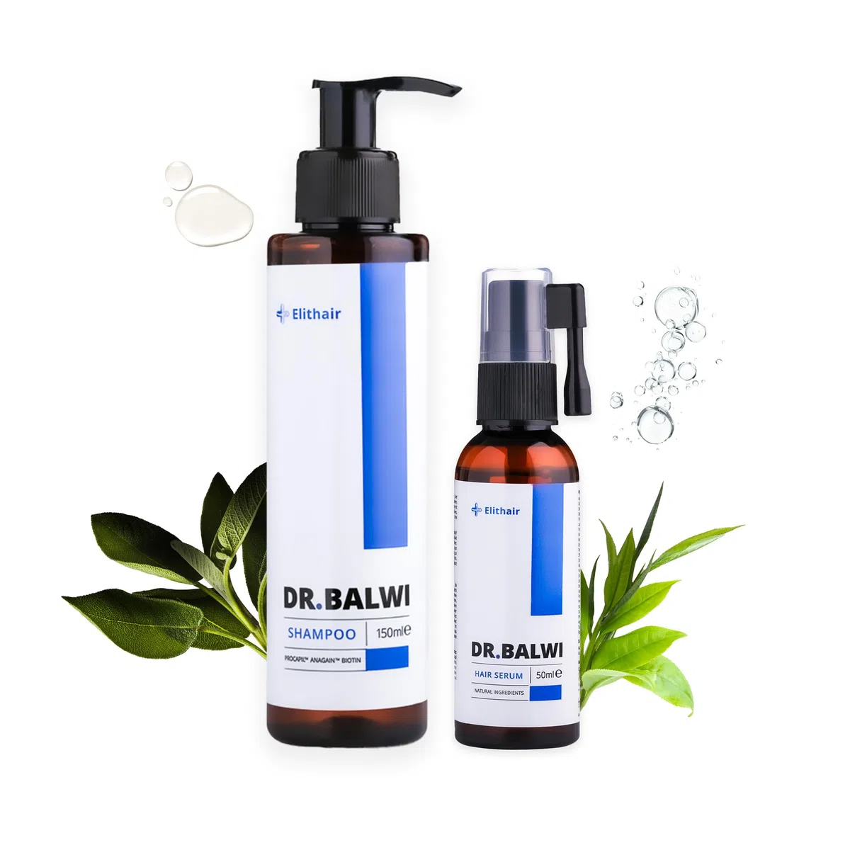 Dr. Balwi Shampoo & Spray Set – Kräftiges Haarwachstum mit Procapil & AnaGain, Anti Haarausfall, mehr Haardichte & Glanz, ohne Silikone & Parabene, Experten-Haarpflege