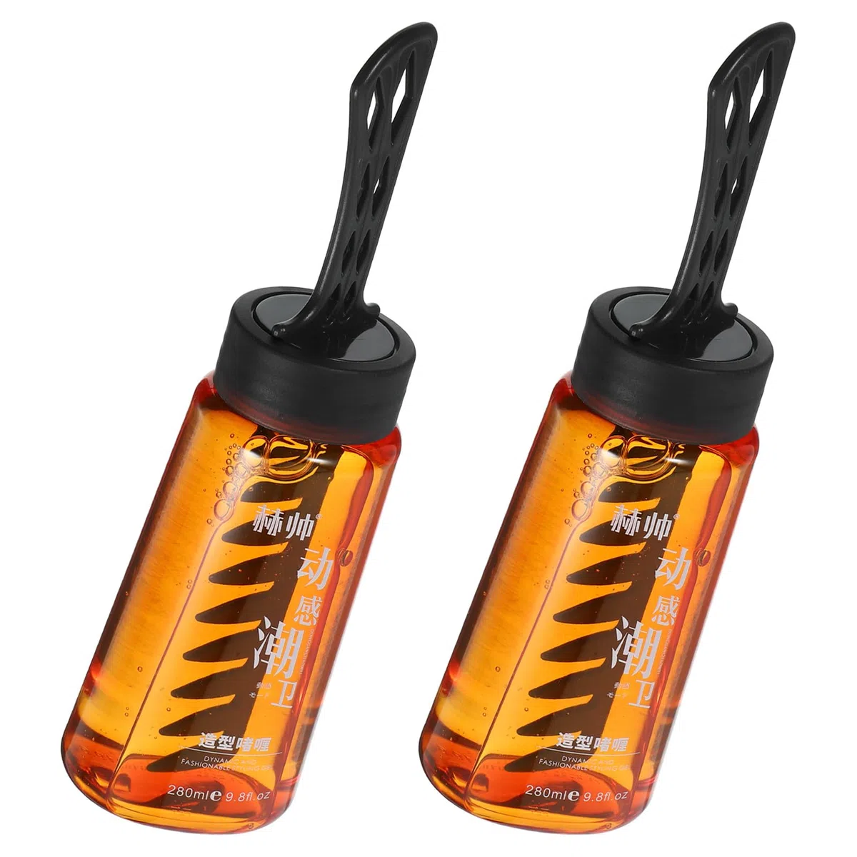 COLLBATH 2-in-1 Haargel mit Kamm Feuchtigkeitsspendendes Stylinggel 2 Stück-pack für Schnelles Trocknen und Einfache Anwendung aus Kunststoff für Herren zu Hause