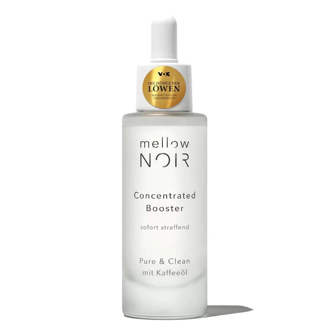 mellow NOIR Concentrated Booster 30 ml Hyaluron Gesichtsserum Augenserum Vegan Naturkosmetik