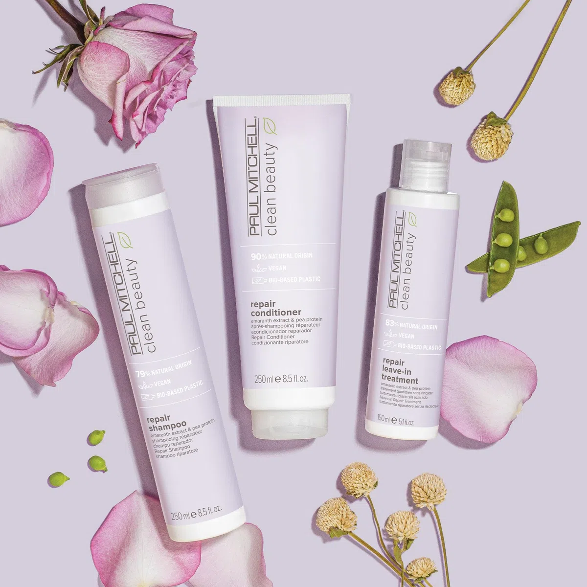 Paul Mitchell Clean Beauty Repair Conditioner – Haar-Spülung mit Amarant-Extrakt, Pflege und Reparatur für geschädigtes und brüchiges Haar – 1000 ml