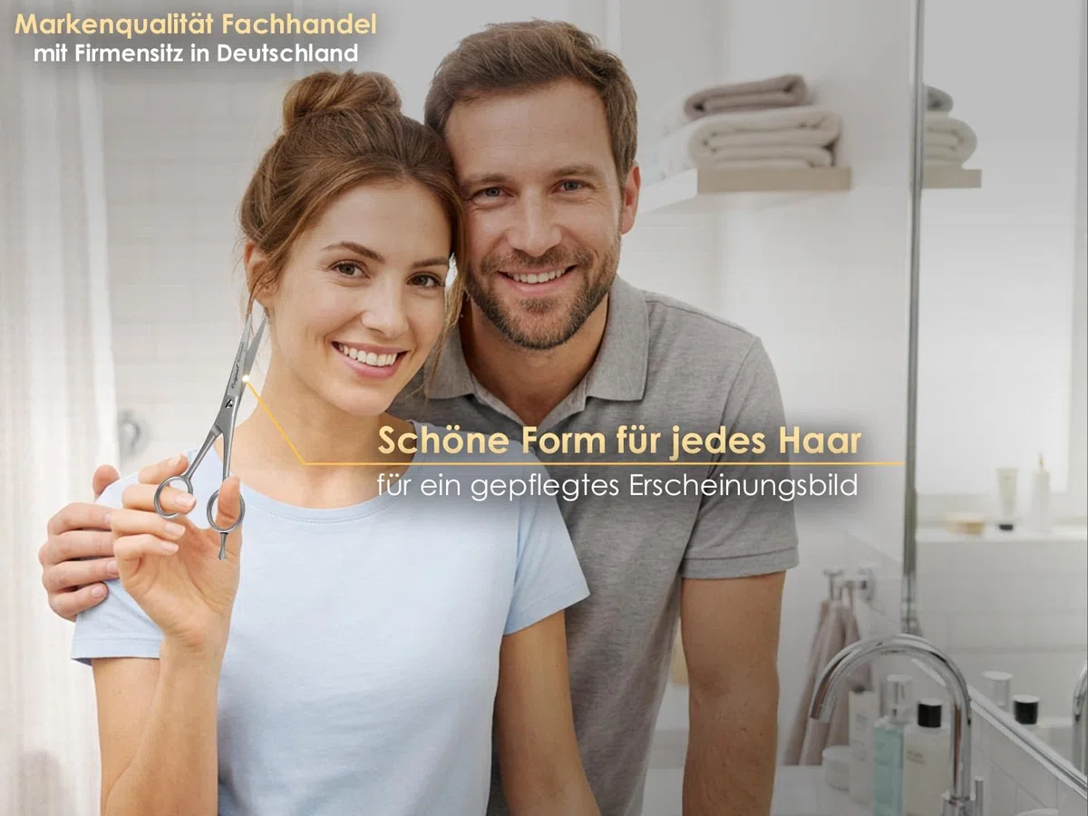 Haarschere aus Solingen Friseurschere mit Mikroverzahnung Made in Germany Edelstahl 15,24 cm