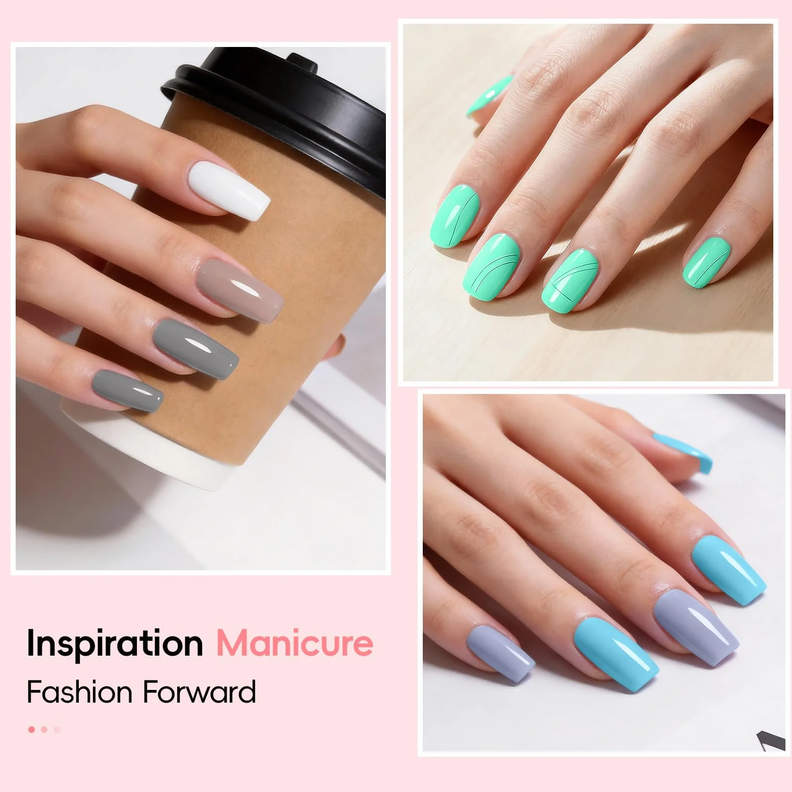 COSCELIA 35 Farben Gel Nägel Set mit Nagellampe und Elektrische Nagelfräser, Base und Top Coat Nagelset Gelnägel Starterset Nägel Selber Machen Set