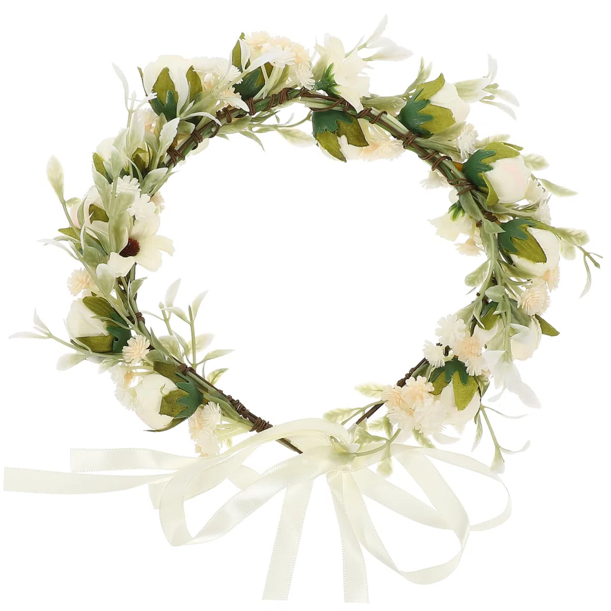 Beavorty 3stücke Blumenkranz Haarband Hochwertigen Kunstrosen Kopfstück Für Hochzeiten Braut Und Fotografie Vielseitig Für Feiern Und Besondere Anlässe
