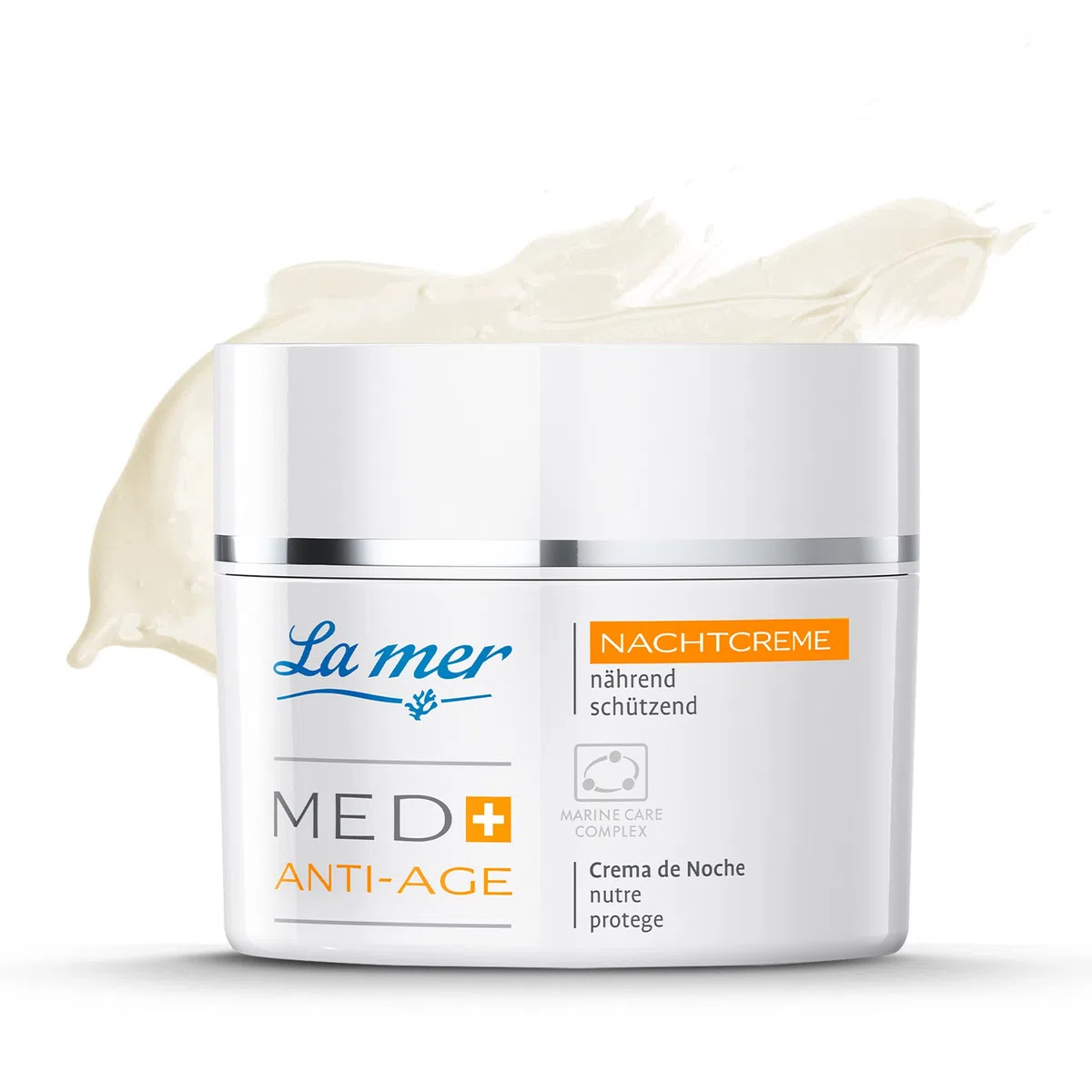 La mer MED+ Anti-Age Nachtcreme - Vitalisierende Gesichtspflege - Schützt vor UV-bedingter Hautalterung - Für empfindliche und trockene Haut - 50 ml