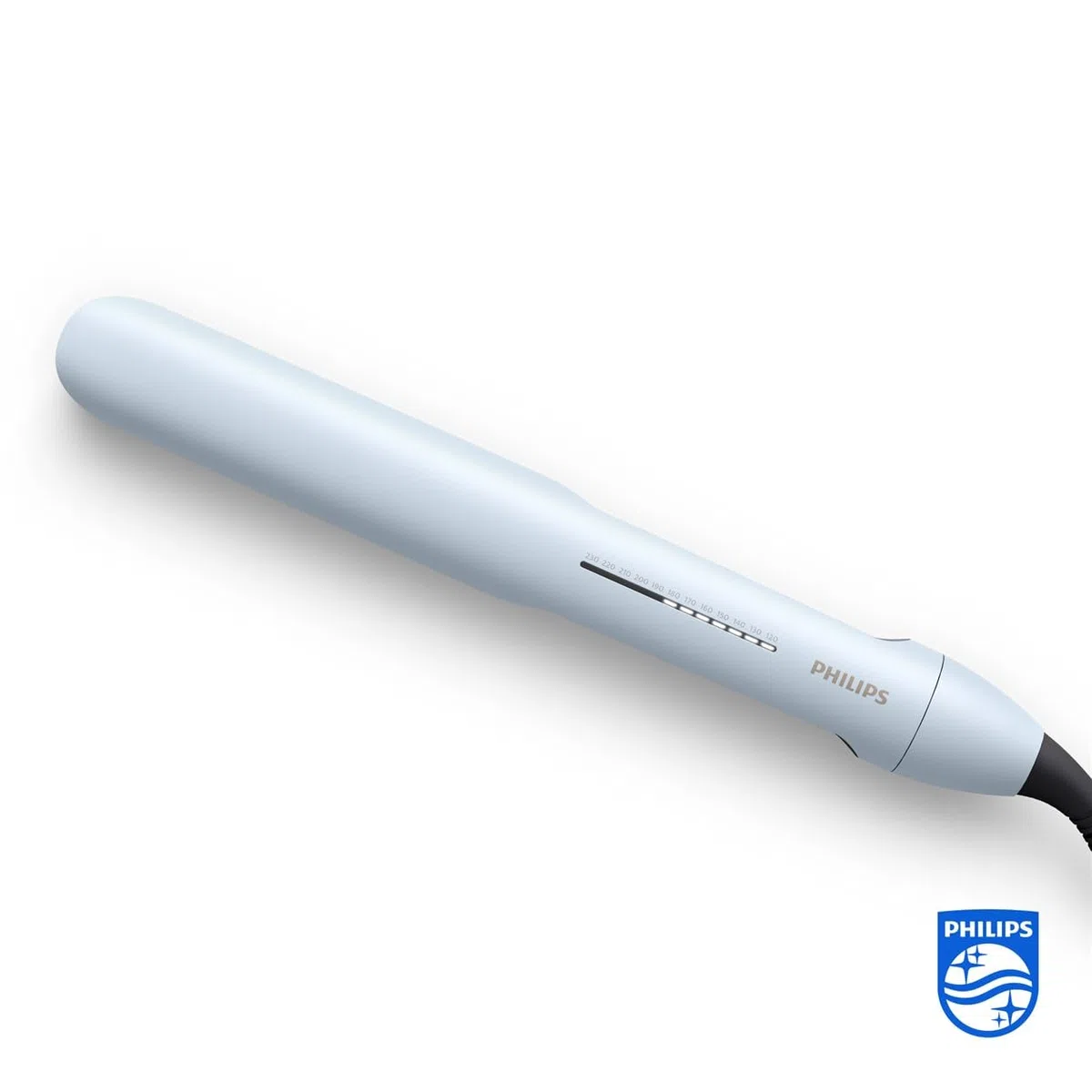 Philips Haarglätter der 5000er Serie mit ThermoShield Technologie, Weiß [Modell BHS520/00]