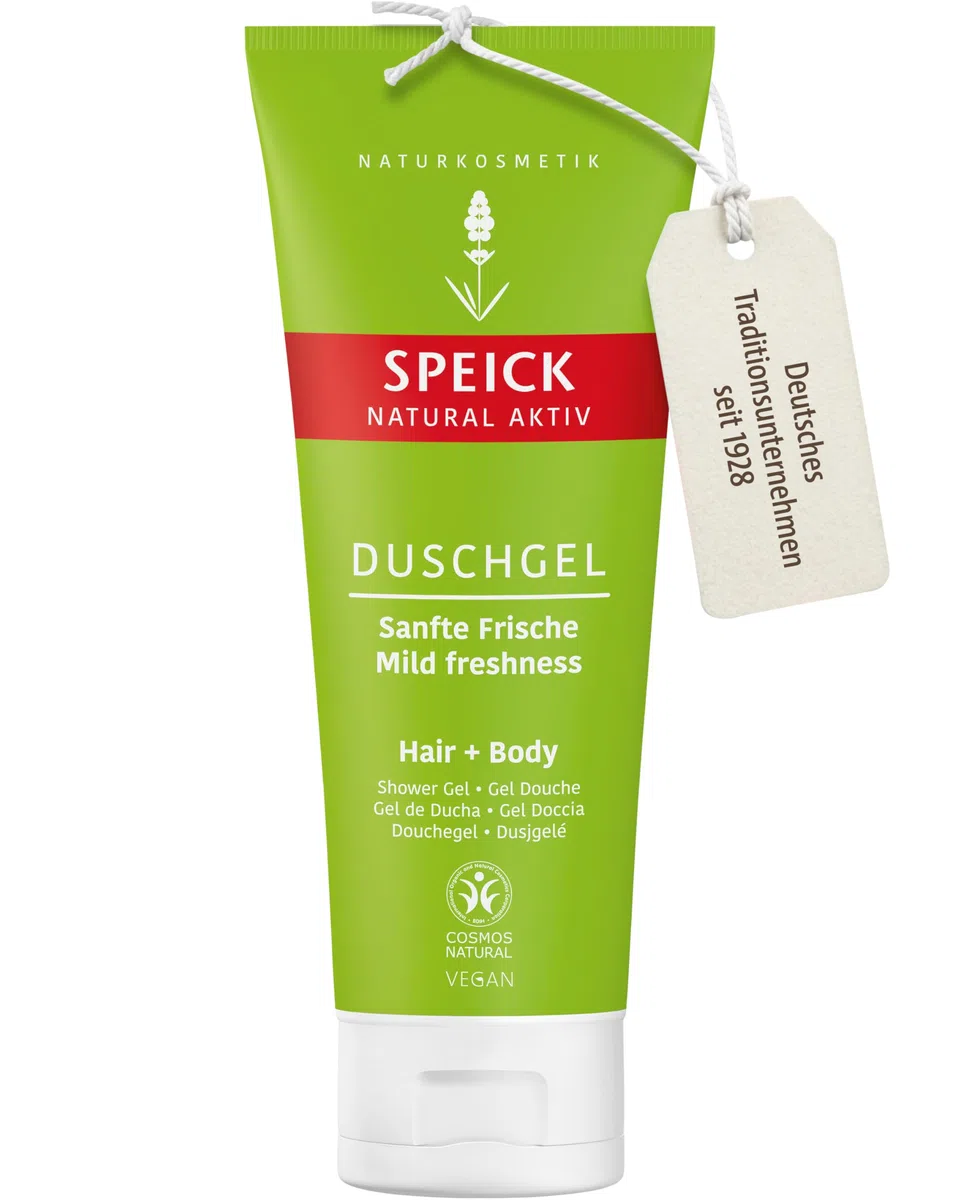 Speick Natural Aktiv Duschgel 200 ml – mildes Duschgel, hautschonende Reinigung & Pflege - 10er Pack