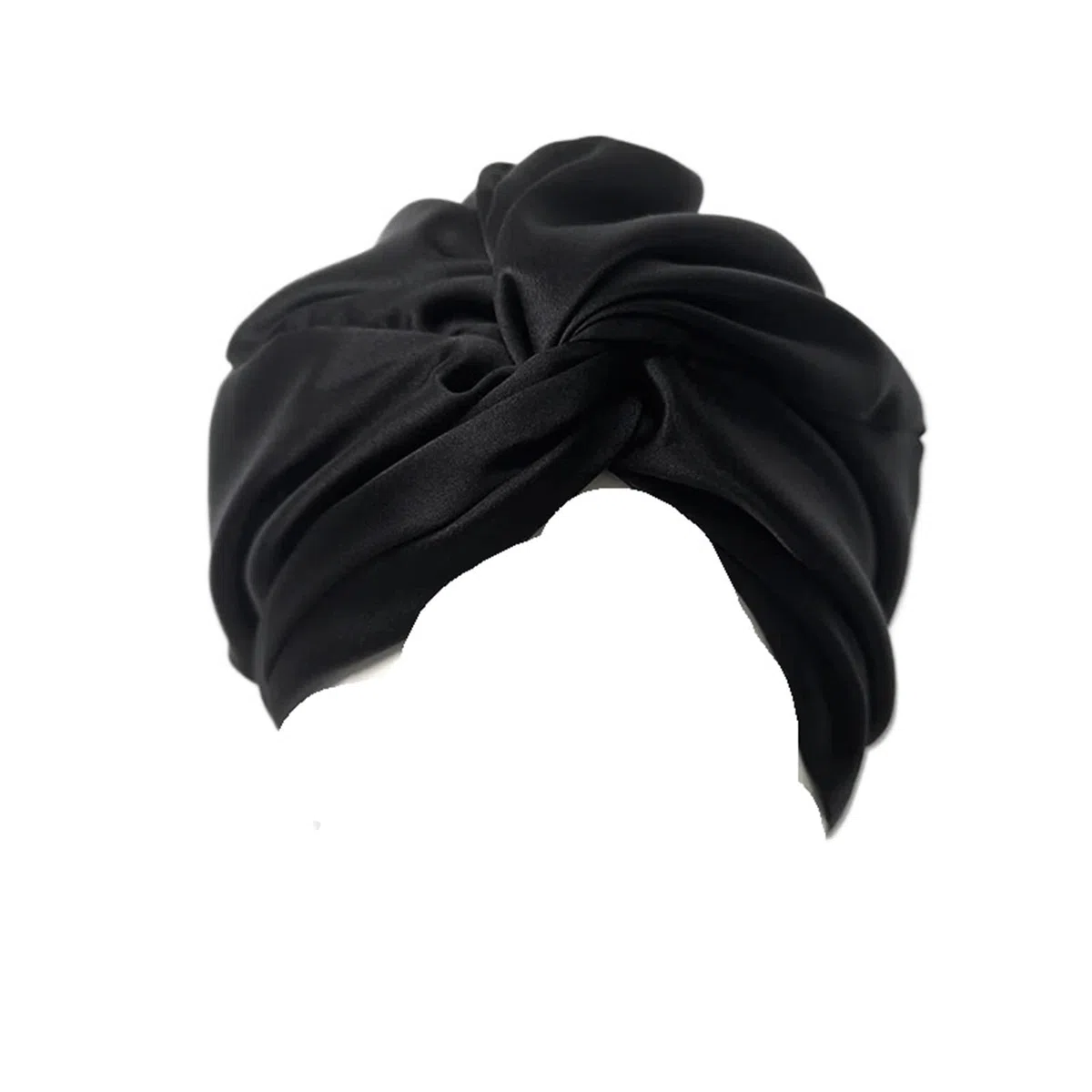 Schlafhaube Seide Seidengedrehter Schlafhauben-Turban mit elastischem Band, Damen-Kopftuch for die Haarpflege