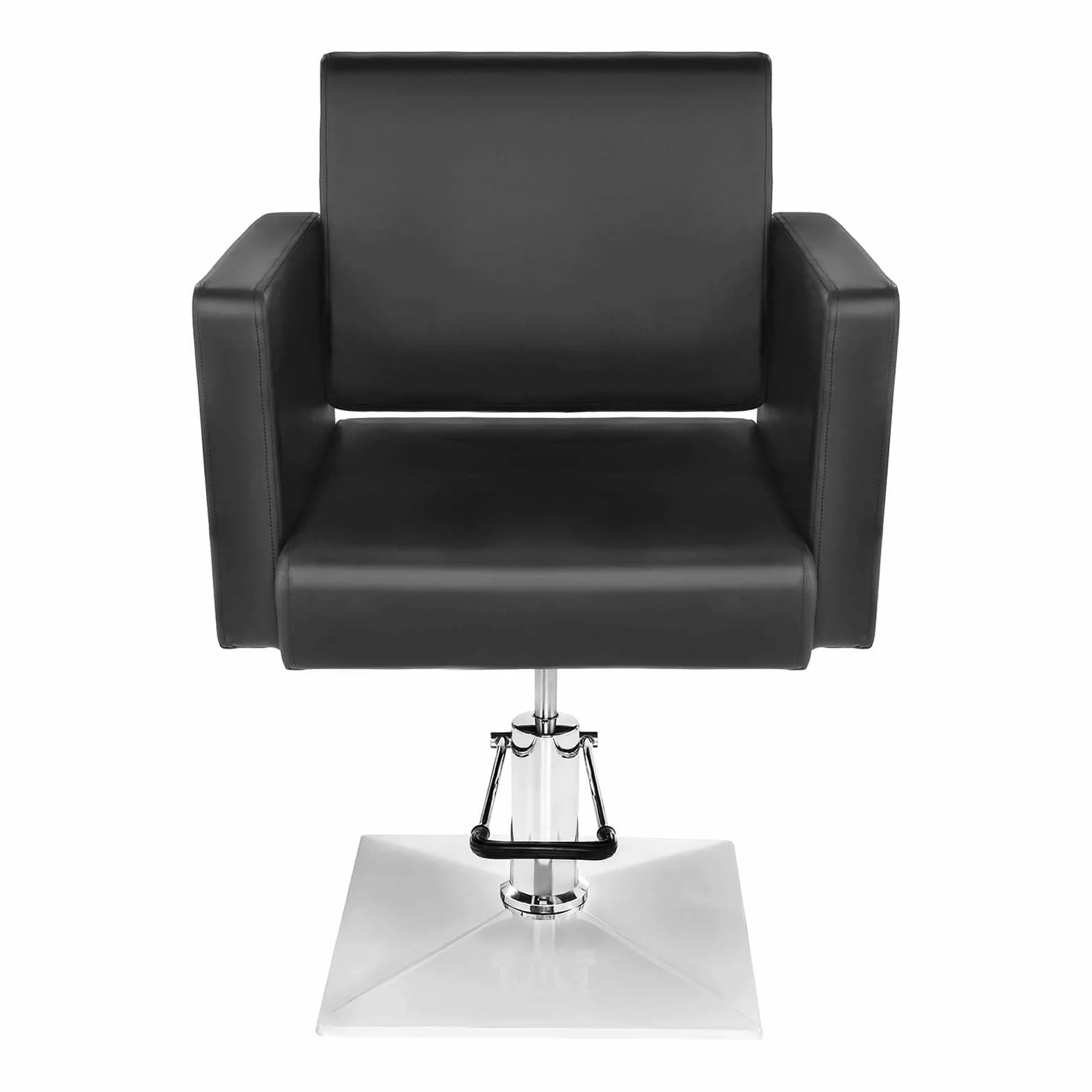Physa Friseurstuhl Bedford Black höhenverstellbar Stahl Kunstleder 360° drehbar