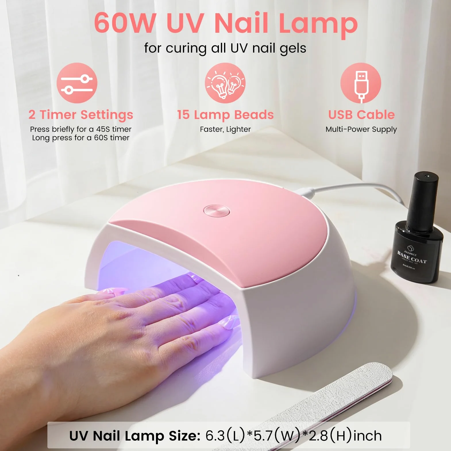 Deciniee Acryl Nagel Kit: Acryl Pulver Set mit UV-Lampe/Elektrischen Nagel Bohrer/False Tipps /6 Farben Pulver+Monomer Gel Nägel Set Nageldesign in Rosa Geschenktasche Frauen