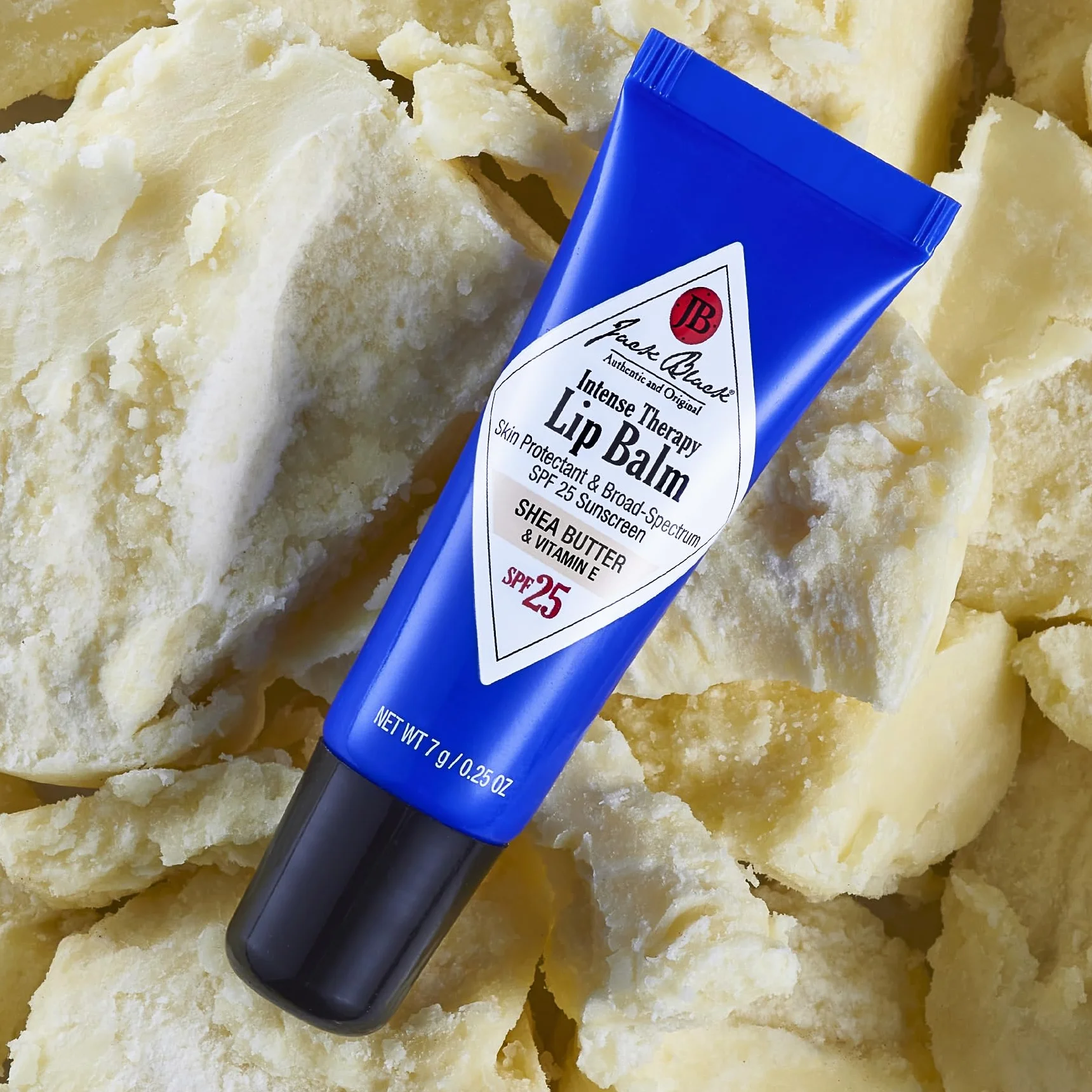 Jack Black Intense Therapy Lip Balm SPF 25 Shea Butter Vitamin E 7g