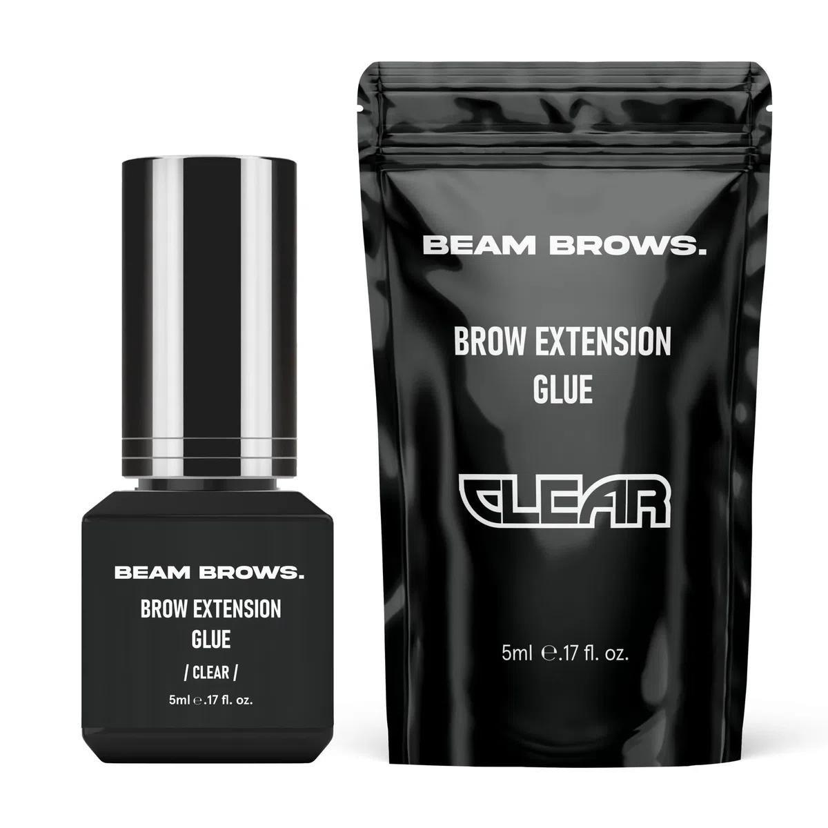 AURA Monaco | Brow Extensions Set Premium– 100% Echthaar in 3 Farben, Brow Extension Kit für 40+ Behandlungen – Professionelle Augenbrauenverlängerung für Studios