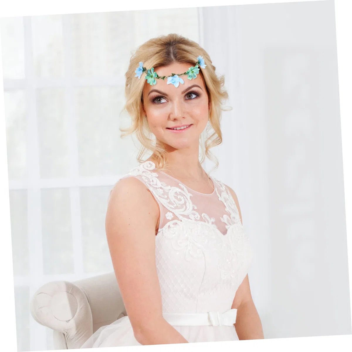 30stücke Teiliges Blumenkranz Haarschmuck Für Hochzeiten Festivals Fotografie Elastisches Und Hautfreundliches Design Mit Realistischen Farben Und Lebensechten Blumen Für Damen