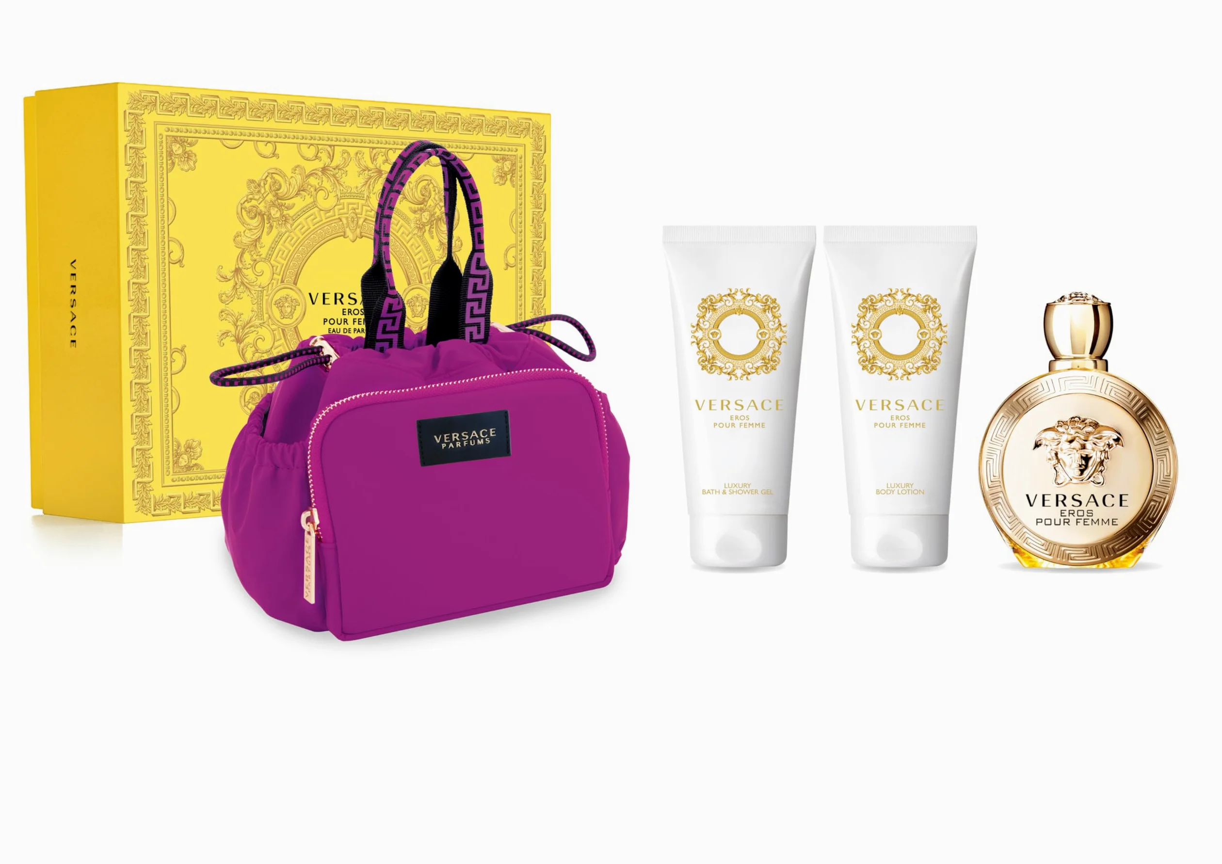 Versace EDP Eros Parfüm-Set für Damen, 4-teilig