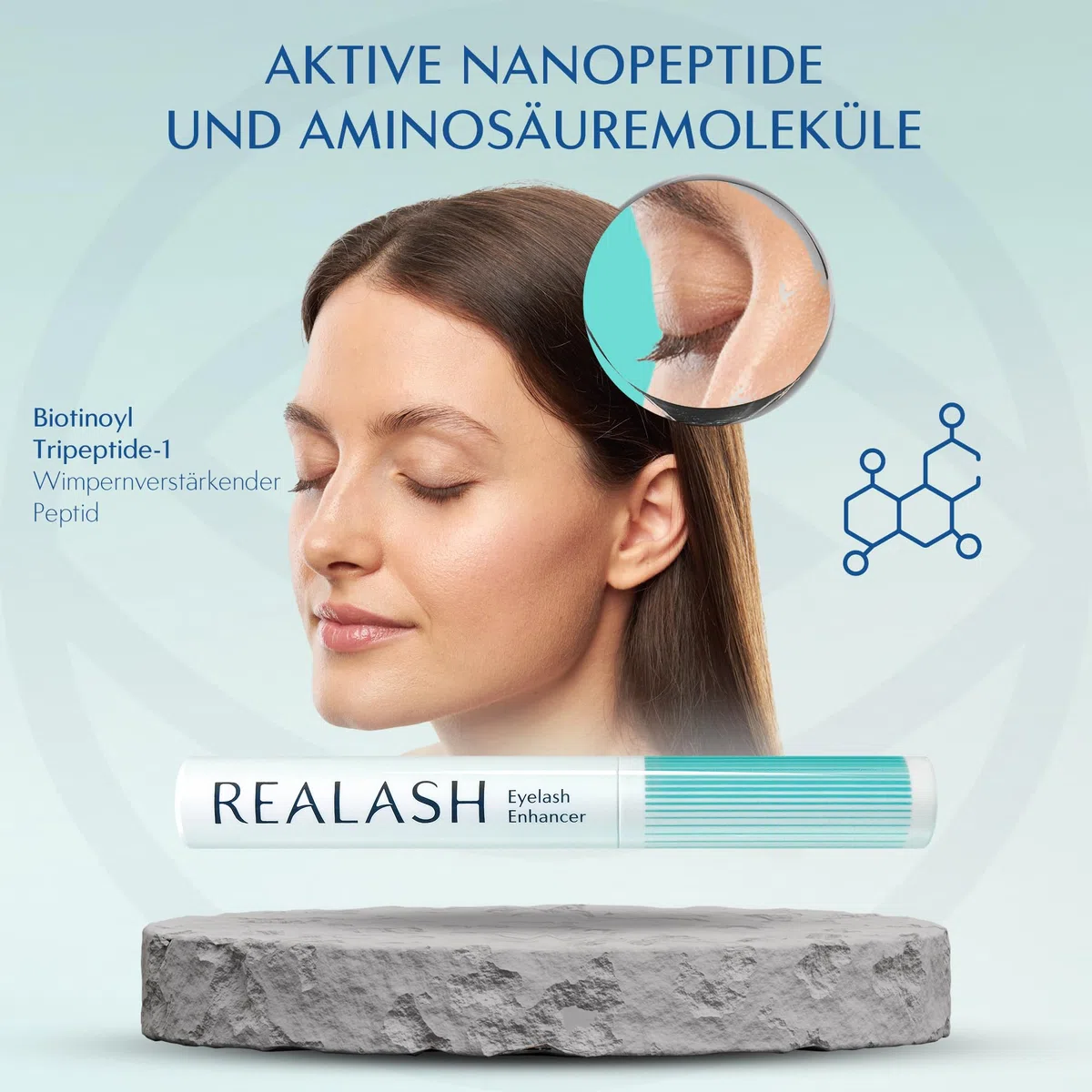ORPHICA Realash Wimpernserum 3 ml - Wimpern Conditioner für Stärkung, Verdichtung und Verlängerung