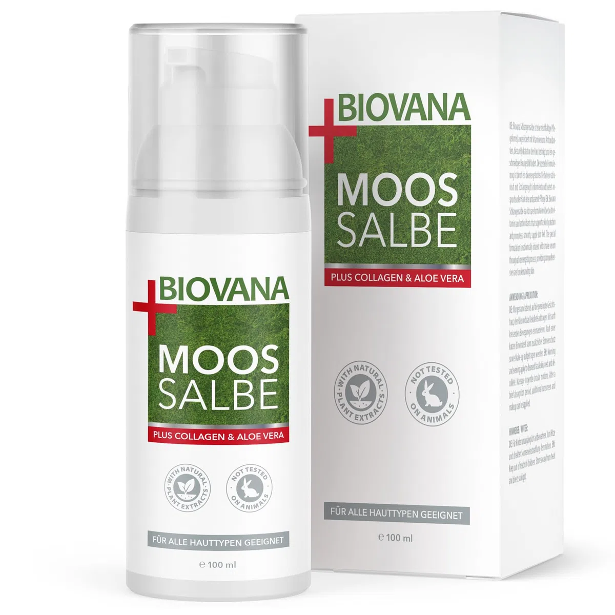 Moossalbe Plus | mit reichhaltigen Pflegestoffen | für jeden Hauttyp | Inhalt 100 ml