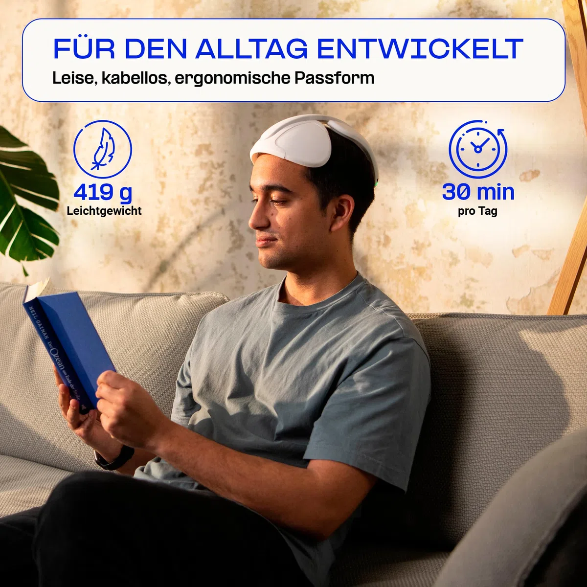 Wearable, klinisch geprüftes Gerät gegen Haarausfall mit innovativer Stammzell-Reaktivierung, moderne Technologie zur natürlichen Haarregeneration mit Erfolgsgarantie
